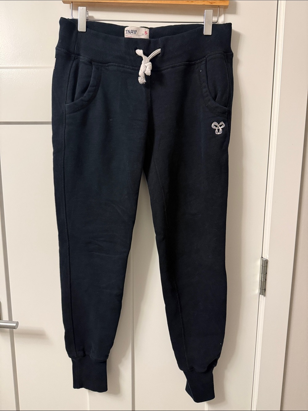 TNA Black Kids Jogger Sweatpants with Drawstring